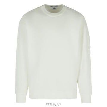 26 FW CP컴퍼니 다이아고널 플리스 박시 크루넥 스웨트셔츠 19CMSS058A006372G