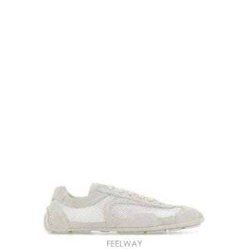 26 FW 프라다 메시 스웨이드 레이스업 스니커즈 F0009 1E247OFD0103D8C