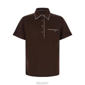 26 FW 프라다 스코틀랜드 숏슬리브 폴로 셔츠 F0192 P963NSOOO173L
