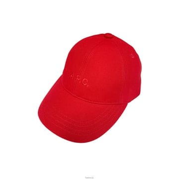 아페쎄 26SS CHARLIE 자수로고 볼캡 레드 COGYX M24069 GAA