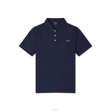 아페쎄 26SS CARTER 로고 폴로 티셔츠 다크네이비 COGWZ H26342 IAK