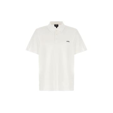 아페쎄 26SS CARTER 로고 폴로 티셔츠 화이트 COGWZ H26342 AAB