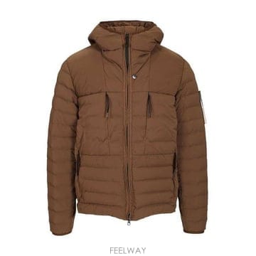 26 FW 스톤 아일랜드 집업 포켓 후드 자켓 브라운 4100107S0183