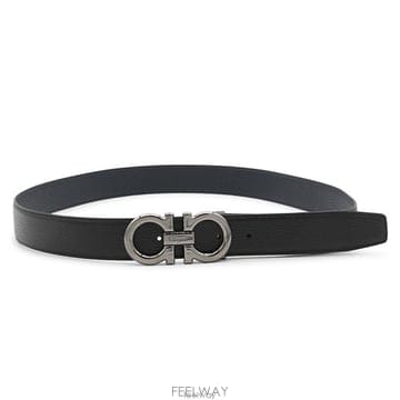 26 FW 페라가모 35mm 카프 리버시블 간치니 버클 벨트 687611