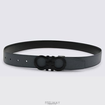 26 FW 페라가모 80mm 리버시블 간치니 아이코닉 버클 벨트 790409