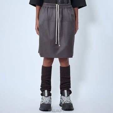 26 FW 릭오웬스 x 릭오웬스 드로우스트링 미디 킬트 MU01F2B01 M8114 828