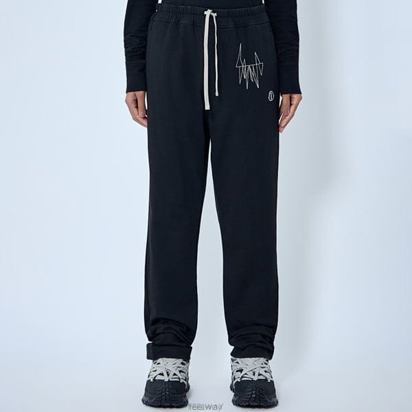 26 FW 몽클렉어 x 릭오웬스 로고 모티프 밴딩 코튼 MU01F8H04 89B7R 999