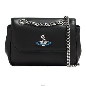 비비안웨스트우드 25FW ORB 펄스 스몰 체인백 블랙 5C01000DW L001L N403