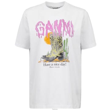 GANNI [����/���]26S/S A1050075 151 ���� ������ ���� ����Ʈ ȭ��Ʈ ���� Ƽ����[����/���]26S/S A1050075 151 ���� ������ ���� ����Ʈ 