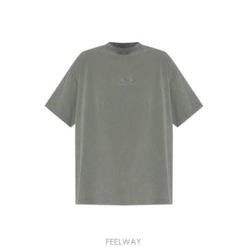 26 FW 발렌시아가 루프 스포츠 아이콘 오버사이즈 티셔츠 850345TTVH9