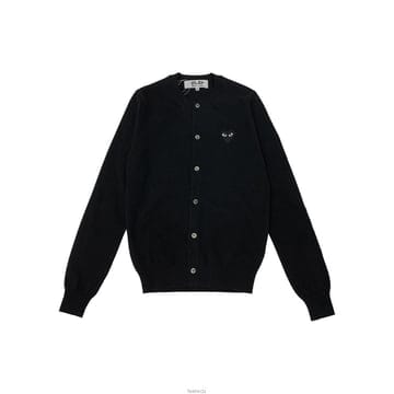 26SS 블랙 하트 와펜 패치 가디건 블랙 AX-N023-051-1