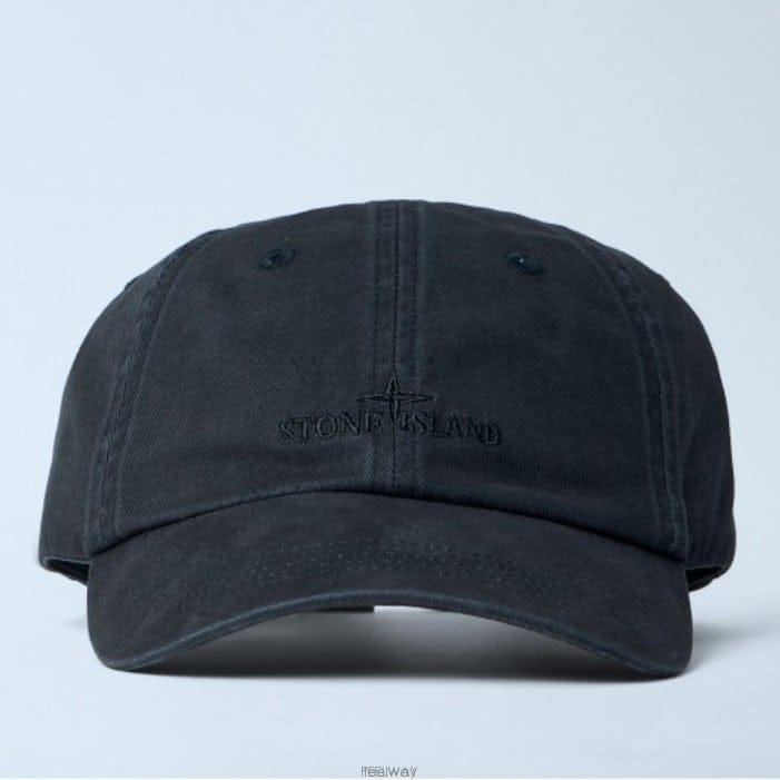 26 FW 스톤 아일랜드 미니멀 로고 모티프 코튼트윌 베이스볼 캡 L1S159100002 S0106 V