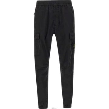 (당일) 25FW 스톤 아일랜드 와펜 패치 블랙 팬츠 K2S15 3100033 S0014 V0029