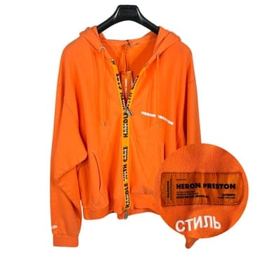 당일발송 헤론프레스톤 남성 후드 집업 자켓 Heron Preston HMBE001F186010121919 100