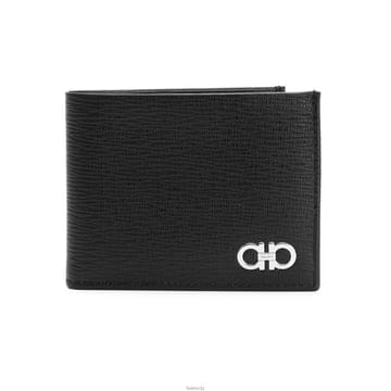 페라가모 26SS 더블 간치니 투톤 반지갑 블랙네이비 66-A064 0685979