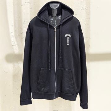 [어포드] [XXL] 크롬하츠 T BAR 후드집업 블랙 B1213C125