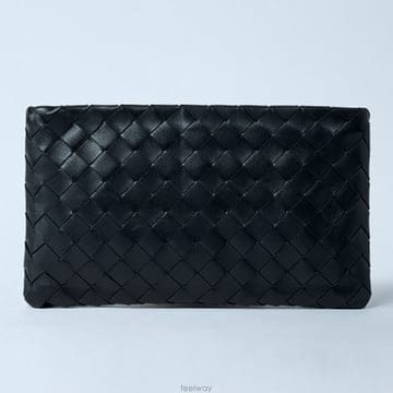 보테가 베네타 인트레치아토 우븐 스몰 파우치 클러치백 블랙 749919 VCPP9 8425