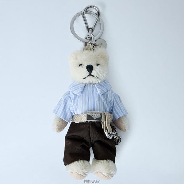26 FW 프라다 Teddy Bear 테디 베어 참 팬던트 키링 2TO065 2HMA F0009