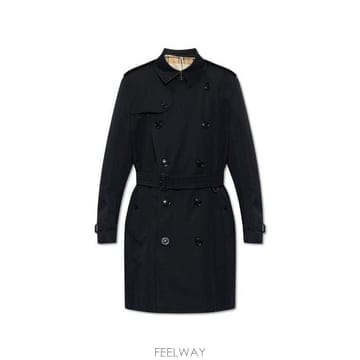 26 FW 버버리 더블 브레스티드 벨트 트렌치 코트 블랙 8079386