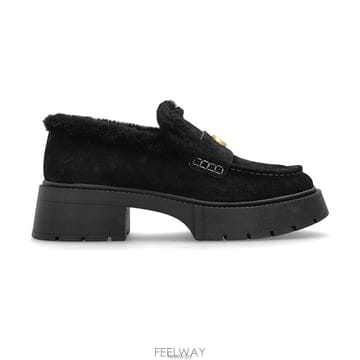 코치 리아 플랫폼 로퍼 블랙
