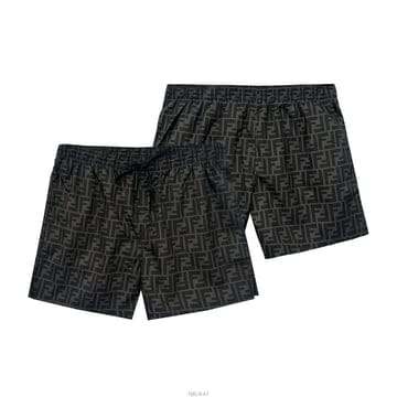 [당일출고] 26FW 펜디 FF 로고 스윔팬츠 블랙 FXB077A F0P9B