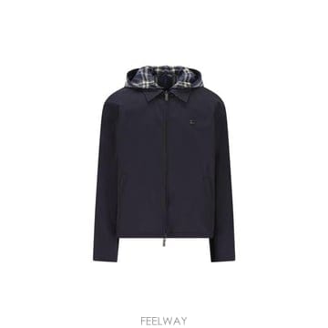 26 FW 버버리 리버시블 체크 후드 자켓 멀티컬러 8118012