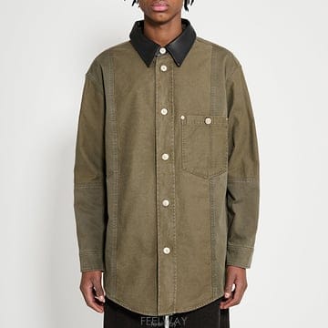 26 FW 웨일즈보너 Brixton 브릭스턴 올리브 셔츠 재킷 MS26JA14 CO01 700