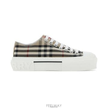 26 FW 버버리 체크 패턴 레이스업 스니커즈 8050506