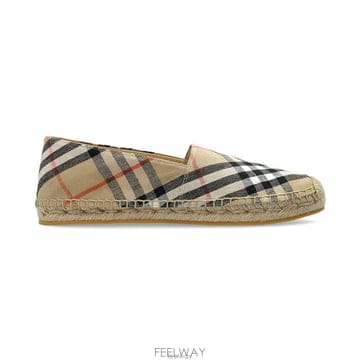 26 FW 버버리 체크 뮤스 슬립온 에스파드릴 8109180