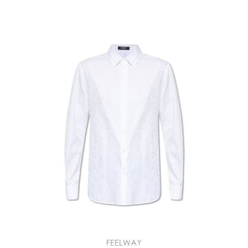 26 FW 베르사체 바로코 자카드 롱슬리브 버튼업 셔츠 1W000 10133481A08883