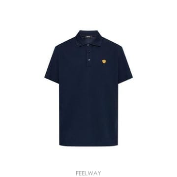 26 FW 베르사체 메두사 패치 숏슬리브 폴로 셔츠 1UP60 10139061A15694