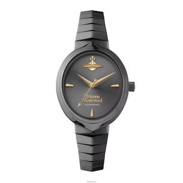 비비안웨스트우드 아머 여성 메탈시계 블랙 41mm
