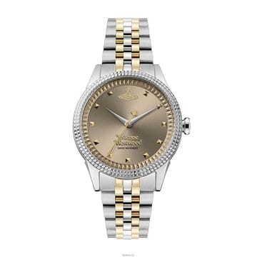 비비안웨스트우드 리틀시모어 메탈시계 실버 브라운 41mm