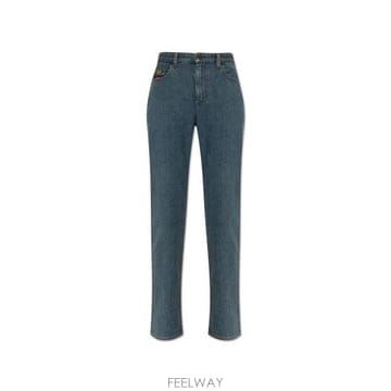 26 FW 버버리 미드라이즈 스트레이트 진 블루 8118499DALIACHK