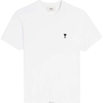 (당일) 26SS 아미 하트 로고 화이트 반팔 티셔츠 HTS346 724 100