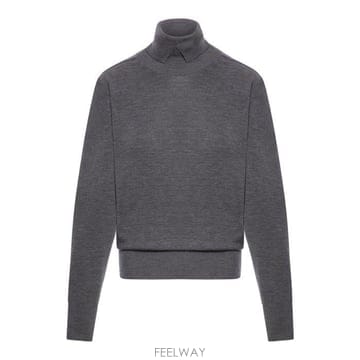 26 FW 버버리 롱슬리브 터틀넥 점퍼 그레이 8095113