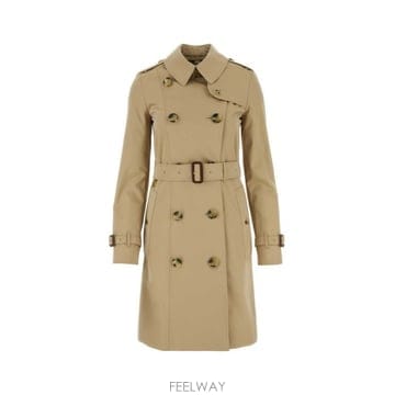 26 FW 버버리 더블 브레스티드 벨트 롱슬리브 트렌치 코트 베이지 8079404