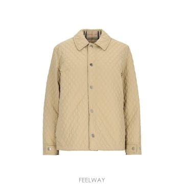 26 FW 버버리 체크 퀼팅 리버시블 자켓 8093888