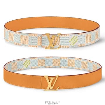 Louis Vuitton 26 FW ���̺��� LV �̴ϼ� 40mm ĵ���� ���� �ٹ̿� ��Ƽ�� ���� �������� ��Ʈ26 FW ���̺��� LV �̴ϼ� 40mm ĵ���� ���� �ٹ̿� ��Ƽ