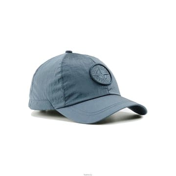 스톤 아일랜드 나일론 메탈 캡모자 라이트블루
