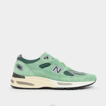 뉴발란스 991 V2 메이드 인 UK 미네랄 그린 컴프리 남성 스니커즈 U991GV2
