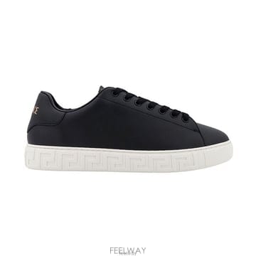 26 FW 베르사체 그레카 레이스업 클로저 스니커즈 블랙 10144601A09608
