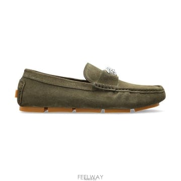 26 FW 베르사체 메두사 플라크 슬립온 로퍼 그린 10198821A09892