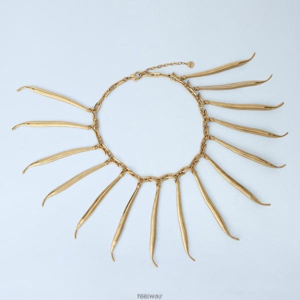 26 FW 자크뮈스 Le Collier Haricots 메탈 피니쉬 드롭 체인 26EJWW00794AOT4003 280