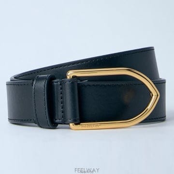 26 FW 자크뮈스 La Ceinture Bambino 밤비노 레더 벨트 블랙 24EBEU00003AC01C02 990
