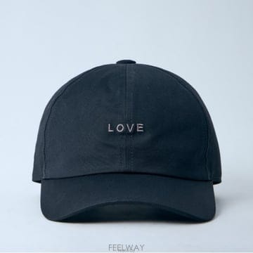26 FW 릭오웬스 LOVE 엠브로이드 코튼 베이스볼 캡 블랙 RA01F0800 TEEM4 0934