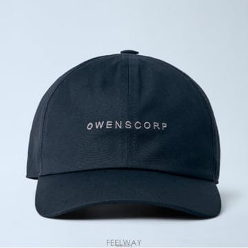 26 FW 릭오웬스 OWENSCORP 엠브로이드 베이스볼 캡 RA01F0800 TEEM7 0934