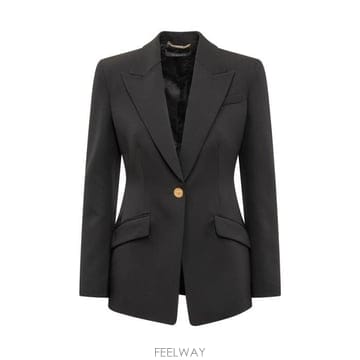 26 FW 베르사체 싱글 브레스트 버튼 블레이저 1B000 10090951A06608