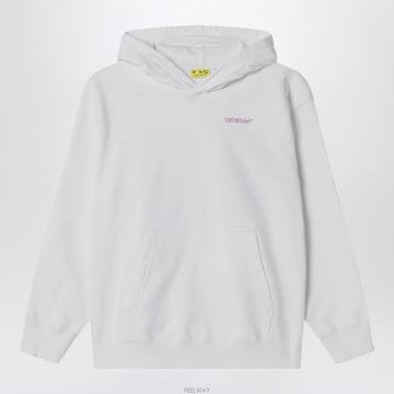 오프화이트 후드 스웨트셔츠 여아 아동