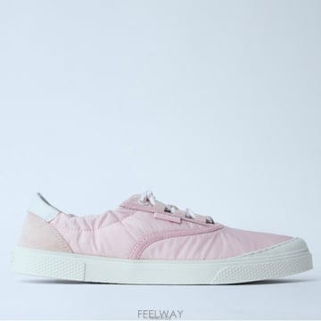 26 FW 몽클레어 Vera Leisure 베라 레져 레더 쉘 스니커즈 핑크 L109B 4M00200 M9244 